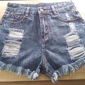 NWOT Shein fringed shorts